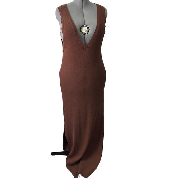 Anthropologie Dresses & Skirts - Anthropologie Daily Practice v neck sleeveless maxi sweater dress size medium
